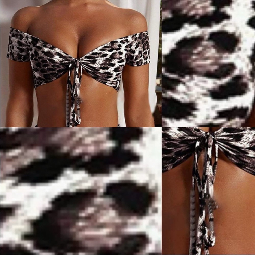 Leopard Print bikini top new with tags - Picture 16 of 16